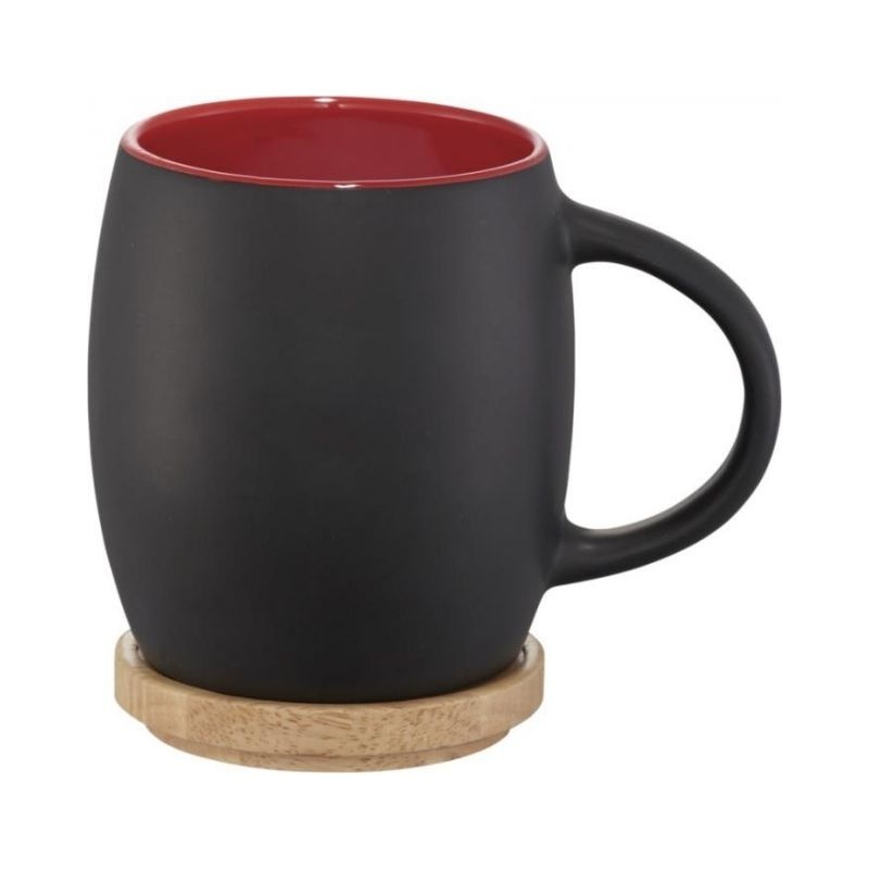 Logo trade promotional product photo of: Hearth ceramic mug, red