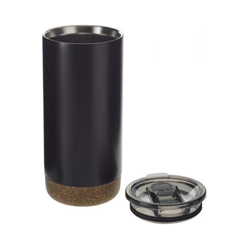 Logotrade advertising product picture of: Valhalla copper vacuum tumbler, black