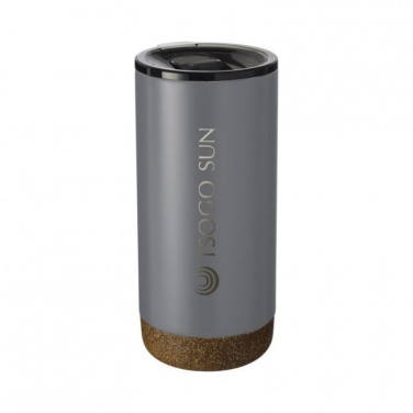 Logo trade promotional gifts picture of: Valhalla copper vacuum tumbler, gray