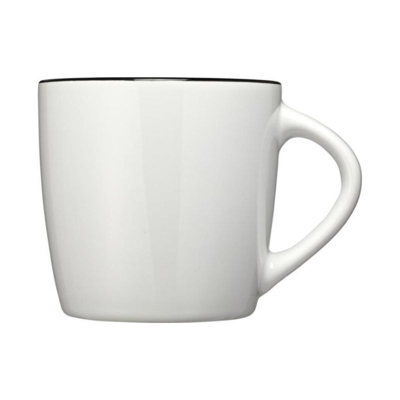 Logotrade business gifts photo of: Aztec ceramic mug, white/black