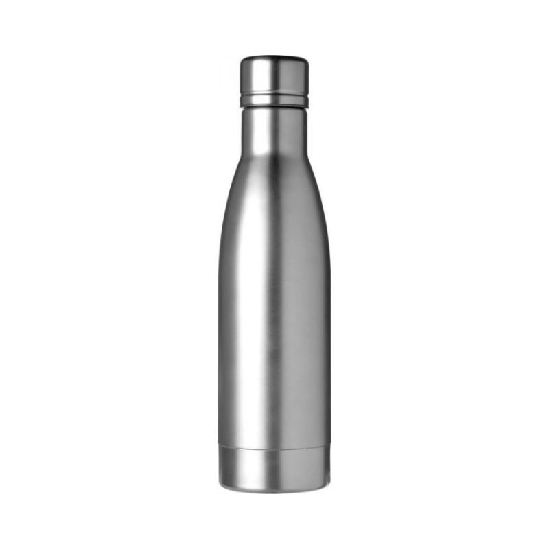 Logo trade promotional merchandise image of: Vasa copper vacuum insulated bottle, silver