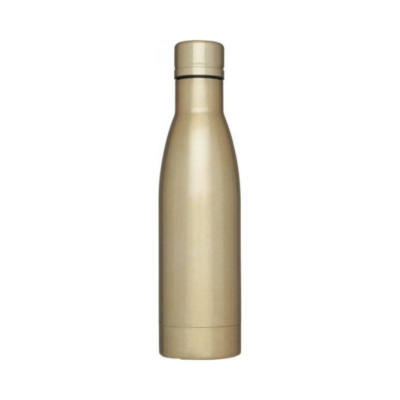Logo trade promotional merchandise image of: Vasa vacuum insulated bottle, gold