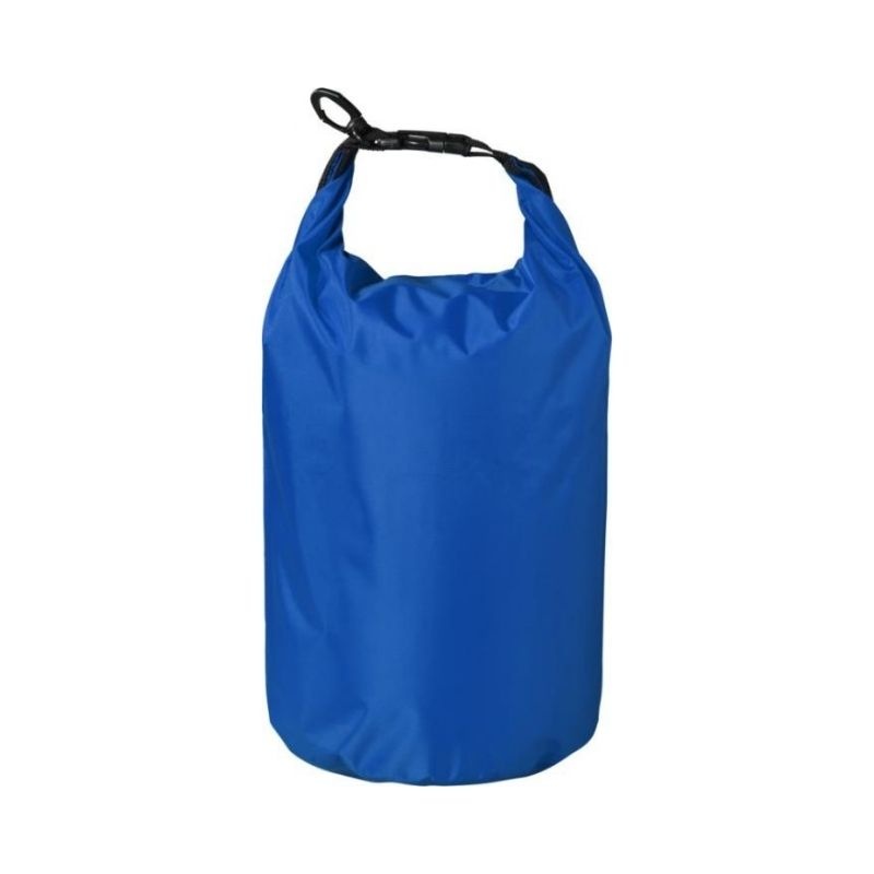 Logo trade promotional giveaways image of: Survivor roll-down waterproof outdoor bag 5 l, blue