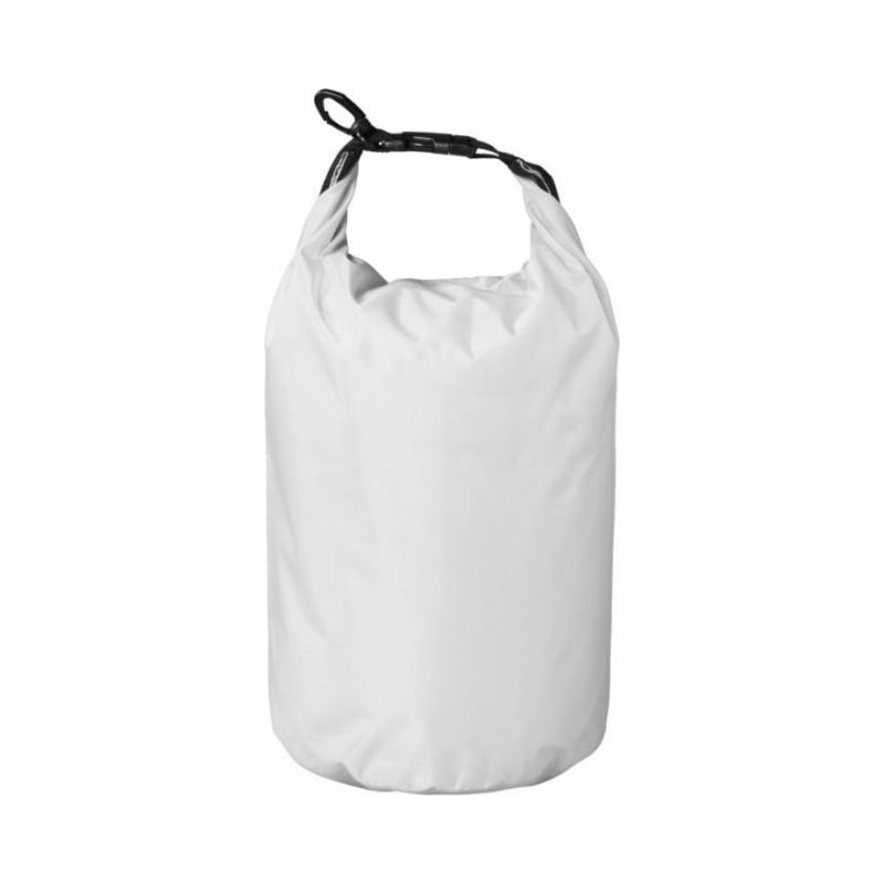 Logotrade advertising product image of: Survivor roll-down waterproof outdoor bag 5 l, white