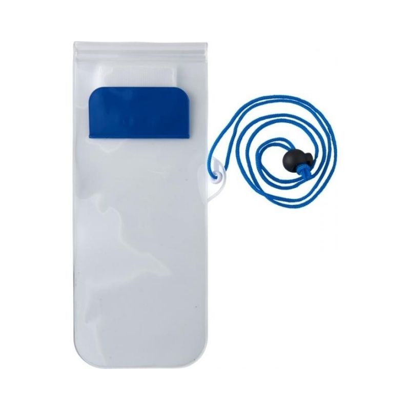 Logo trade corporate gifts image of: Mambo waterproof storage pouch, blue