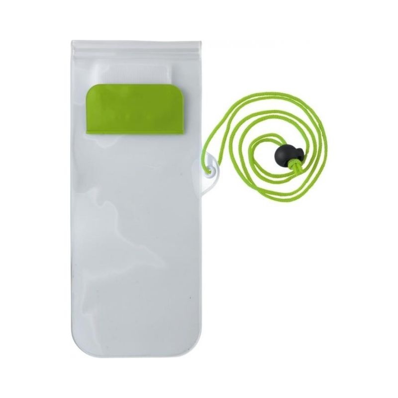 Logo trade promotional items image of: Mambo waterproof storage pouch, lime