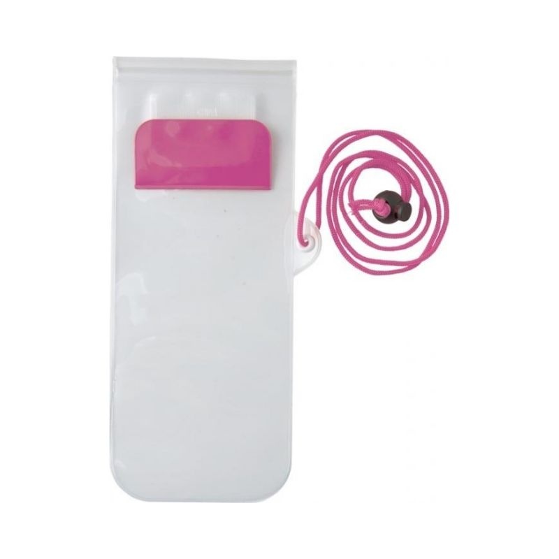 Logo trade promotional merchandise image of: Mambo waterproof storage pouch, magenta