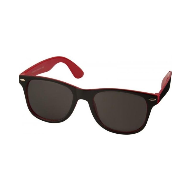 Logo trade promotional giveaways image of: Sun Ray sunglasses, red