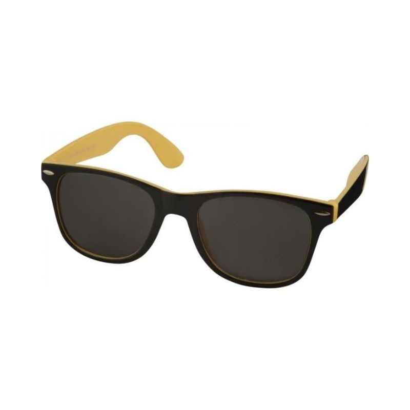 Logo trade promotional merchandise photo of: Sun Ray sunglasses, yellow
