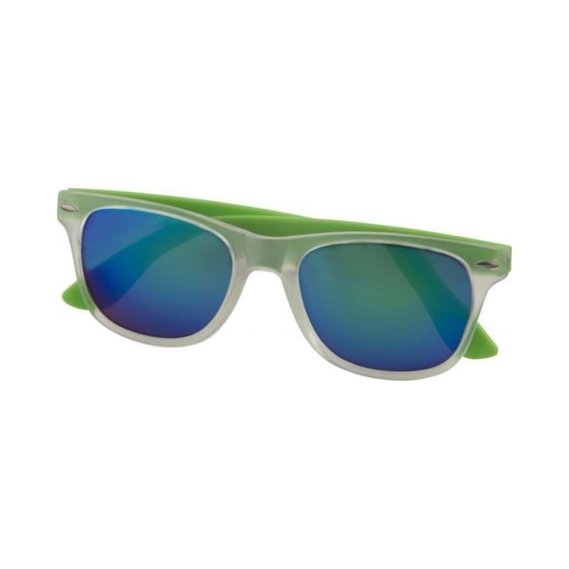 Logotrade advertising product picture of: Sun Ray Mirror sunglasses, lime
