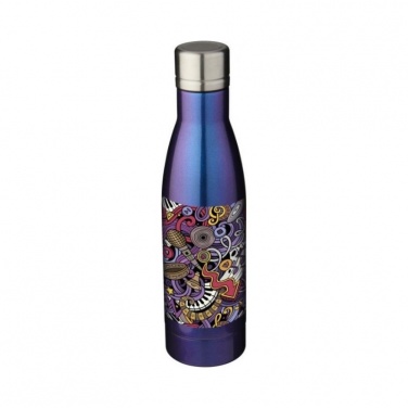 Logo trade promotional product photo of: Vasa Aurora copper vacuum insulated bottle, blue