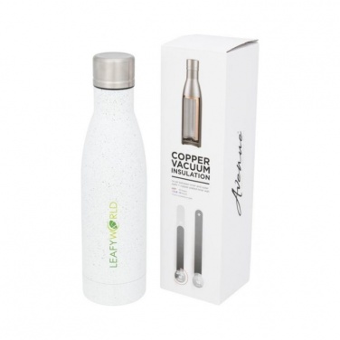 Logo trade promotional giveaway photo of: Vasa copper vacuum insulated bottle, white