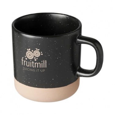 Logo trade promotional giveaways picture of: Pascal 360 ml ceramic mug, black