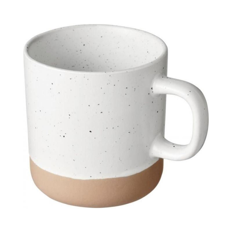 Logotrade promotional products photo of: Pascal 360 ml ceramic mug, white