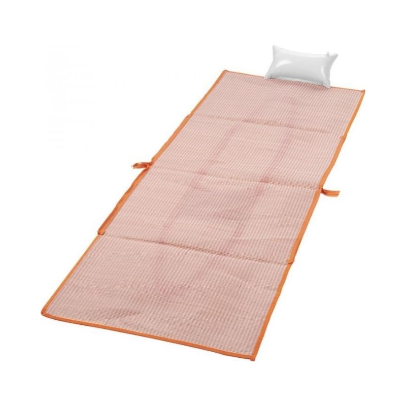 Logotrade business gifts photo of: Bonbini foldable beach tote and mat, orange