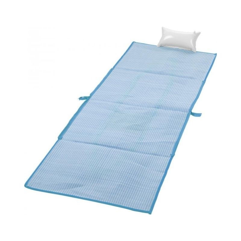 Logotrade corporate gifts photo of: Bonbini foldable beach tote and mat, process blue