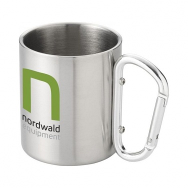 Logotrade promotional gifts photo of: Alps isolating carabiner mug, silver