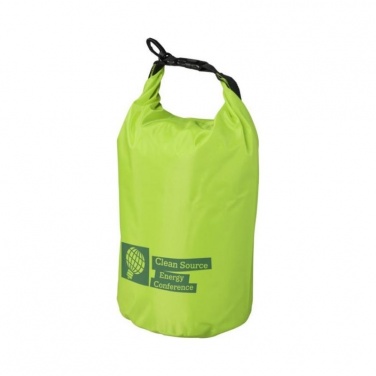 Logotrade promotional giveaways photo of: Camper 10 L waterproof outdoor bag, lime