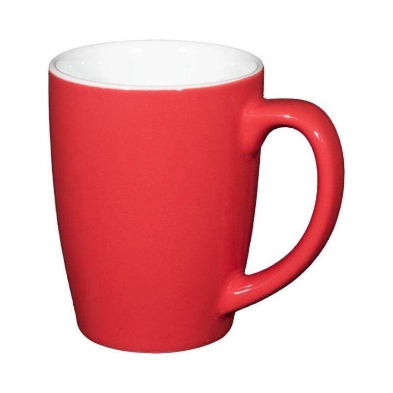Logo trade advertising products picture of: Mendi 350 ml ceramic mug, red
