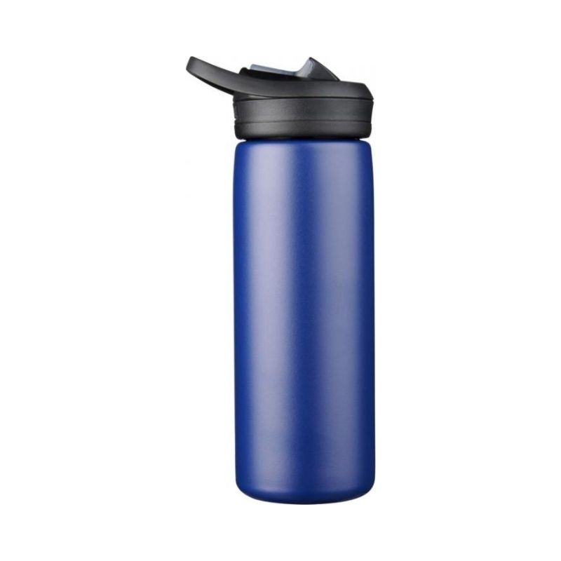 Logo trade promotional gift photo of: Eddy+ 600 ml copper vacuum insulated sport bottle, navy