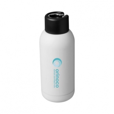 Logo trade corporate gift photo of: Brea 375 ml vacuum insulated sport bottle, white