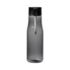 Ara 640 ml Tritan™ sport bottle with charging cable, smoked