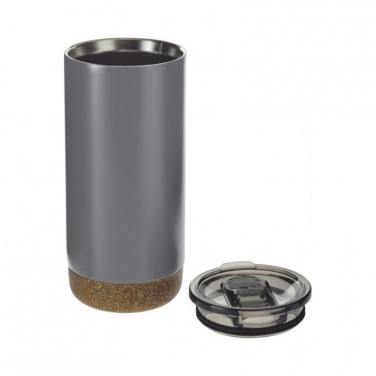 Logotrade promotional giveaway image of: Valhalla tumbler copper vacuum insulated gift set, grey