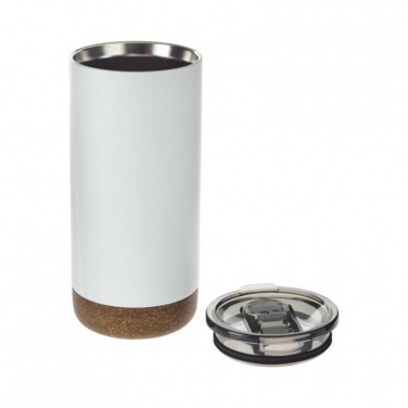 Logotrade promotional item image of: Valhalla tumbler copper vacuum insulated gift set, white