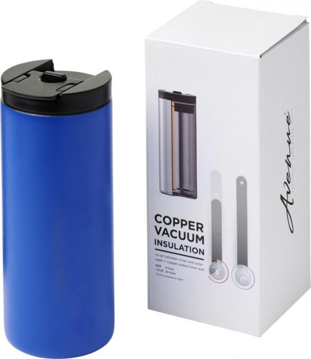 Logotrade corporate gift image of: Lebou 360 ml copper vacuum insulated tumbler, blue