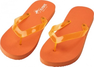 Logo trade promotional giveaway photo of: Railay beach slippers (M), orange