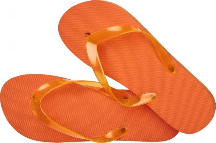 Logotrade promotional item picture of: Railay beach slippers (M), orange