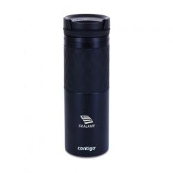 Logotrade promotional merchandise picture of: Thermo cup Contigo® Glaze Twistseal Mug 470 ml, black