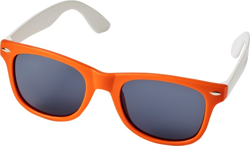 Logo trade corporate gifts picture of: Sun Ray colour block sunglasses, orange