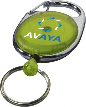 Logotrade promotional item picture of: Gerlos roller clip key chain, lime