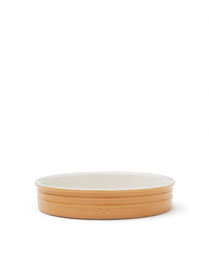 Logotrade promotional giveaway picture of: Monte Pie Dish, mustard