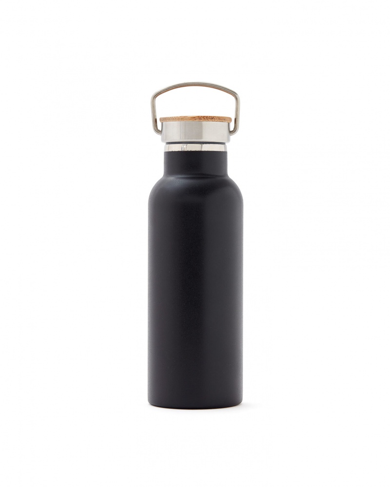 Logo trade promotional items image of: Miles insulated bottle, black