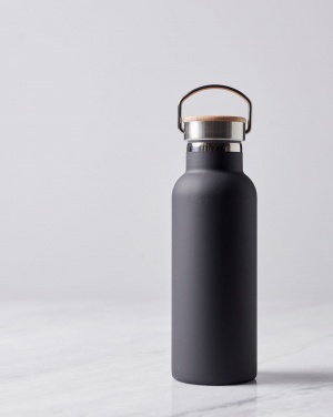 Logo trade promotional item photo of: Miles insulated bottle, black