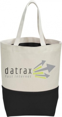 Logo trade advertising product photo of: Colour-pop cotton tote bag, black