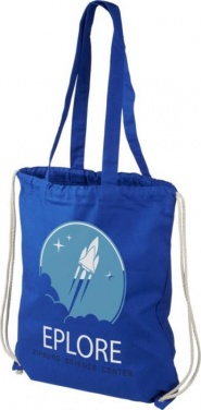 Logotrade promotional gift image of: Eliza cotton drawstring, royal blue