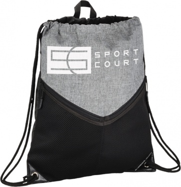 Logotrade corporate gift picture of: Voyager Drawstring Sportspack, black
