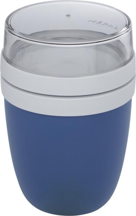 Logo trade promotional giveaway photo of: Ellipse lunch pot, navy