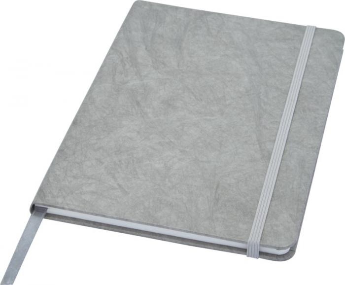 Logotrade promotional gift picture of: Breccia A5 stone paper notebook, grey
