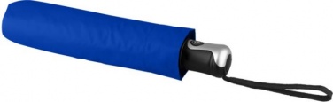 Logo trade promotional gifts picture of: 21.5" Alex 3-section auto open and close umbrella, blue