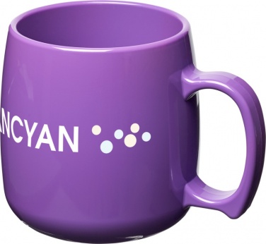 Logo trade promotional products image of: Classic 300 ml plastic mug, purple