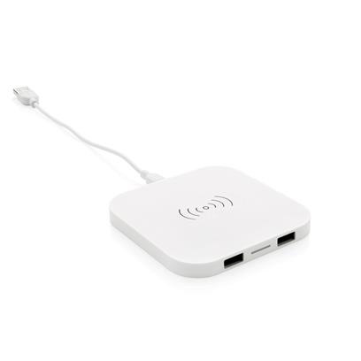 Logotrade promotional gift picture of: Wireless 5W charging pad, white