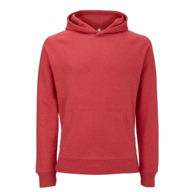 Logo trade business gifts image of: #44 Salvage unisex pullover hoody, melange red