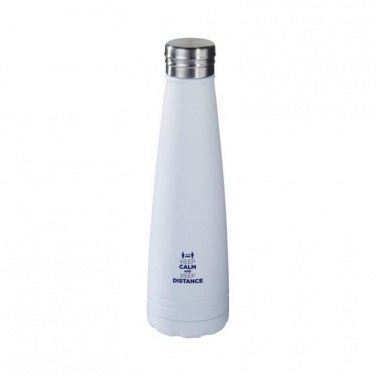Logo trade promotional gifts picture of: Duke vacuum insulated bottle, white