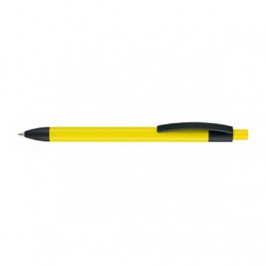 Logotrade promotional gift picture of: Pen, soft touch, Capri, yellow