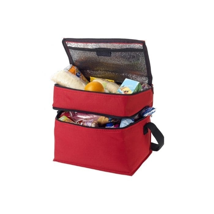 Logo trade promotional merchandise photo of: Oslo cooler bag, red