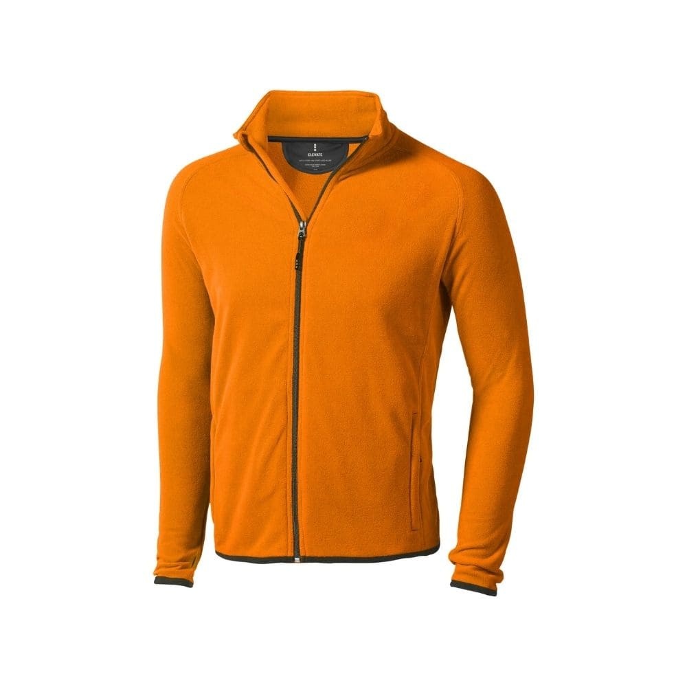 Logotrade promotional merchandise picture of: Brossard micro fleece full zip jacket, orange